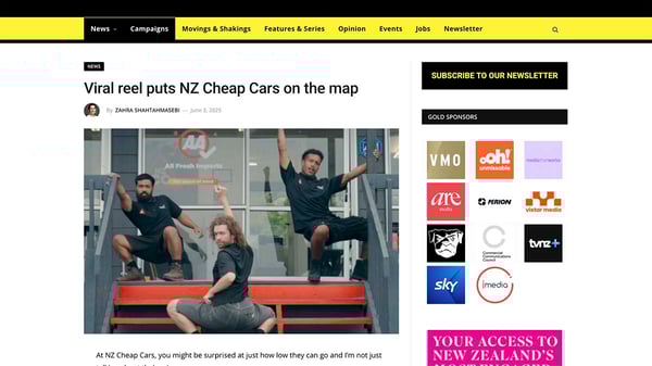 NZ Cheap Cars – Dancing Salesmen