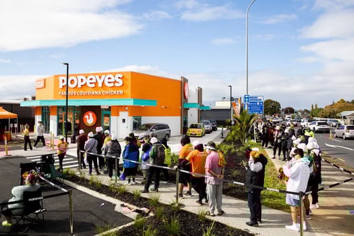 A WORLD RECORD breaking opening day for Popeyes Takanini