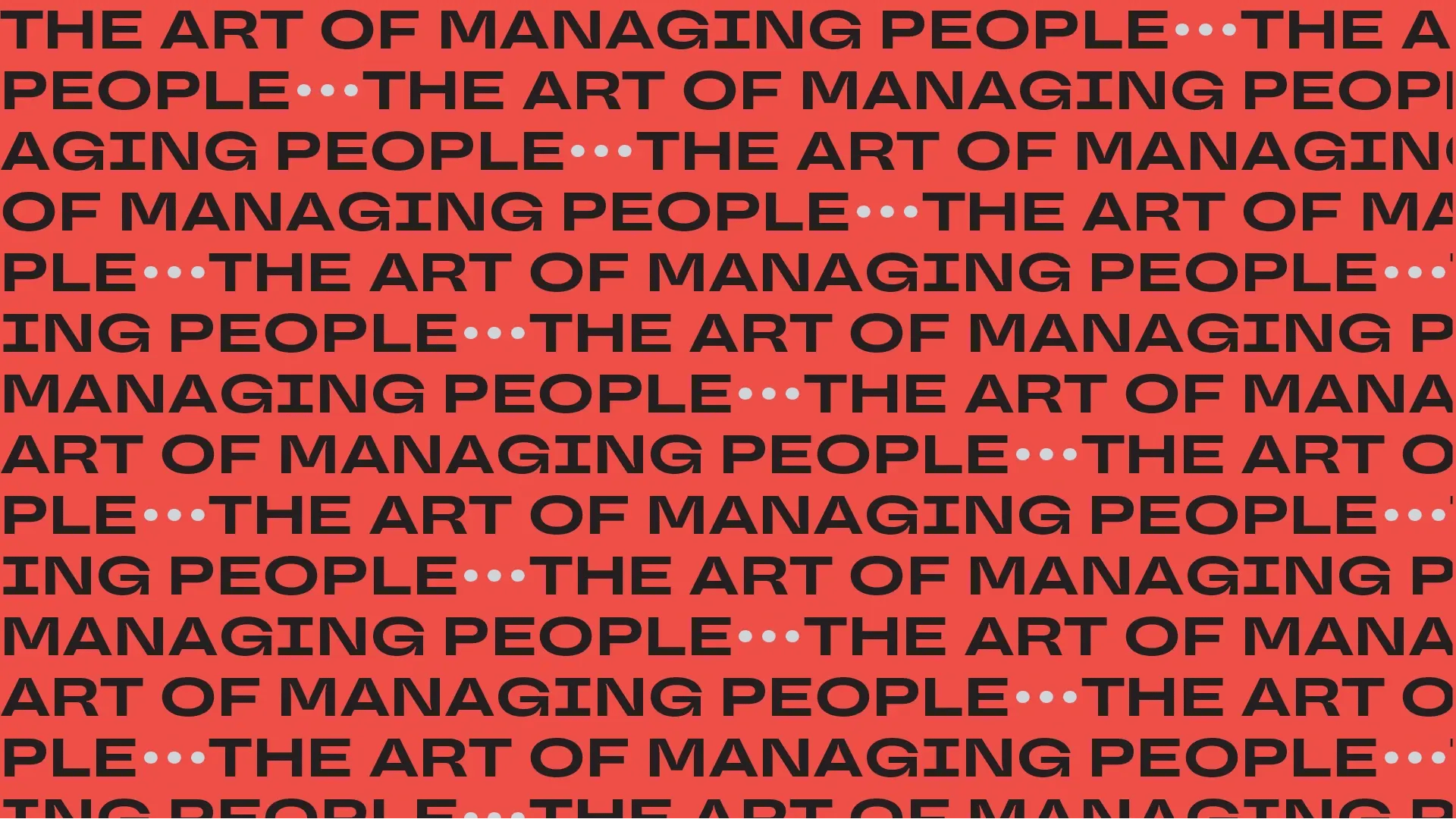 Hero - Art of Managing People