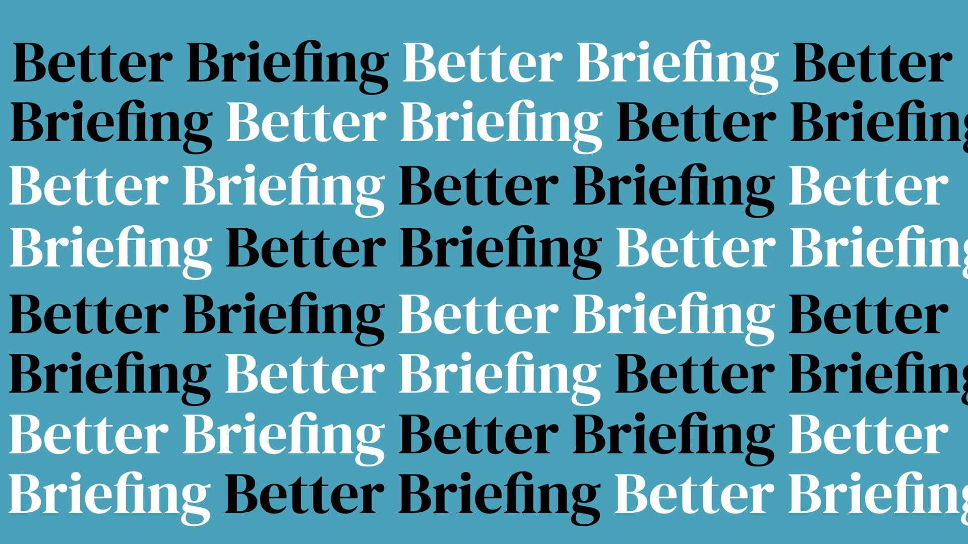 Better Briefing - Banner