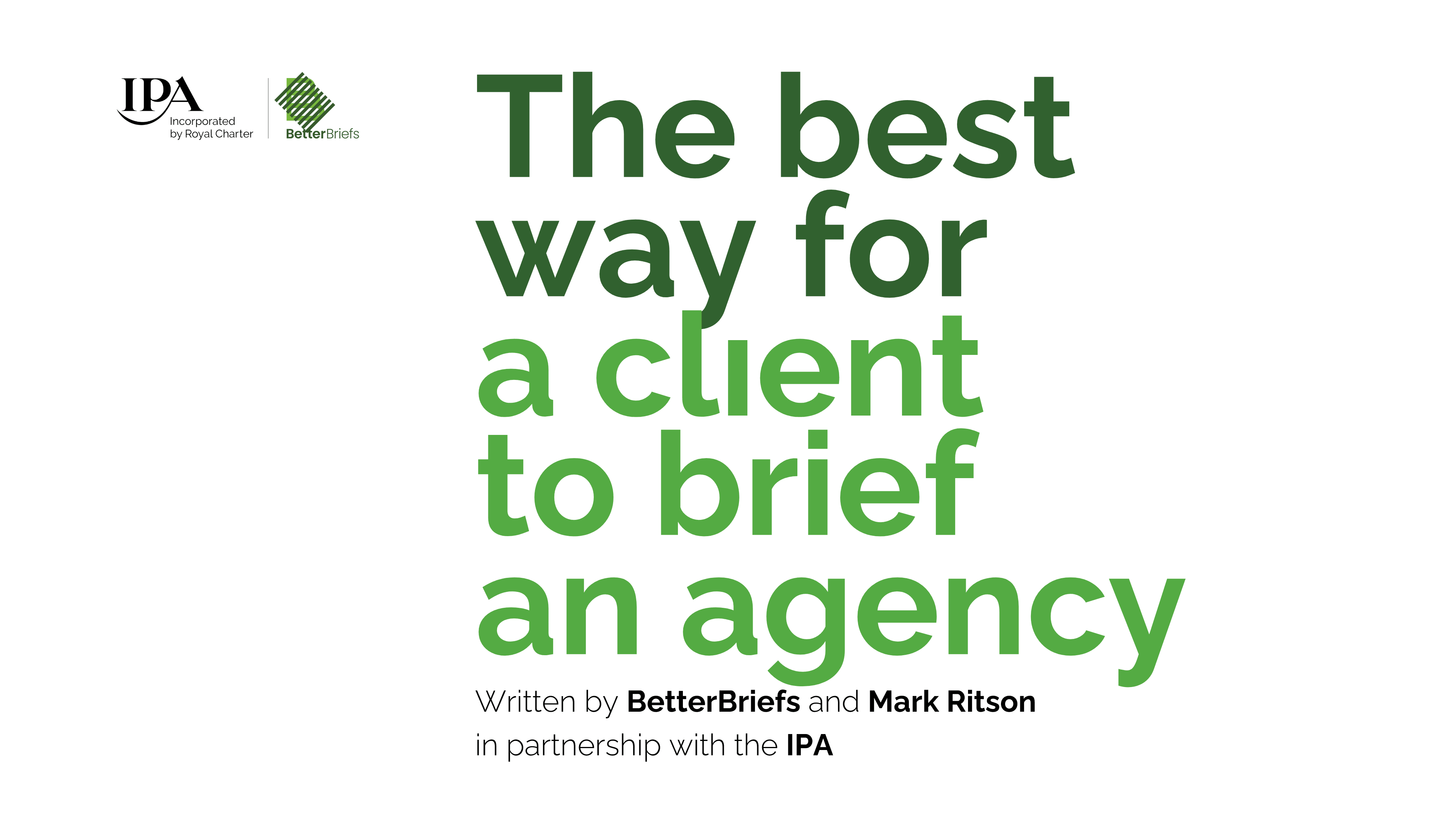 Document - The Best Way for a Client