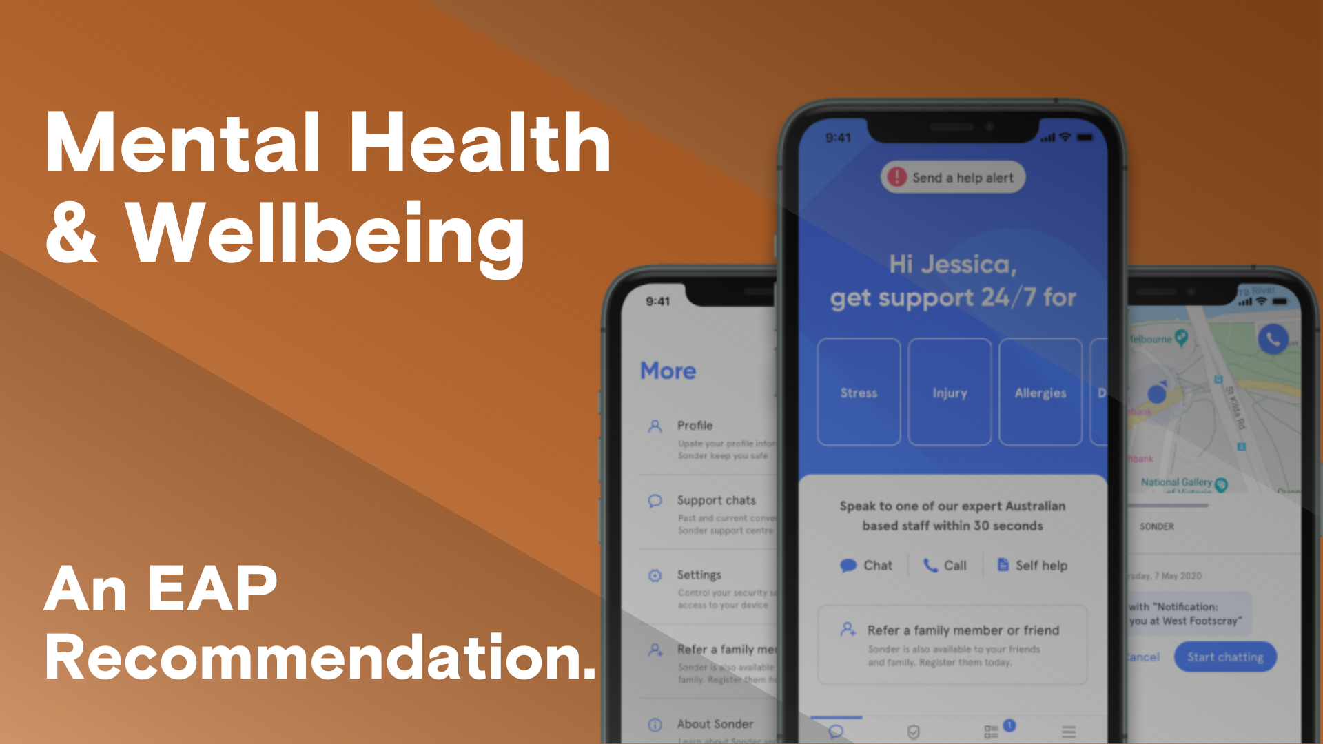 Website pop up wellbeing