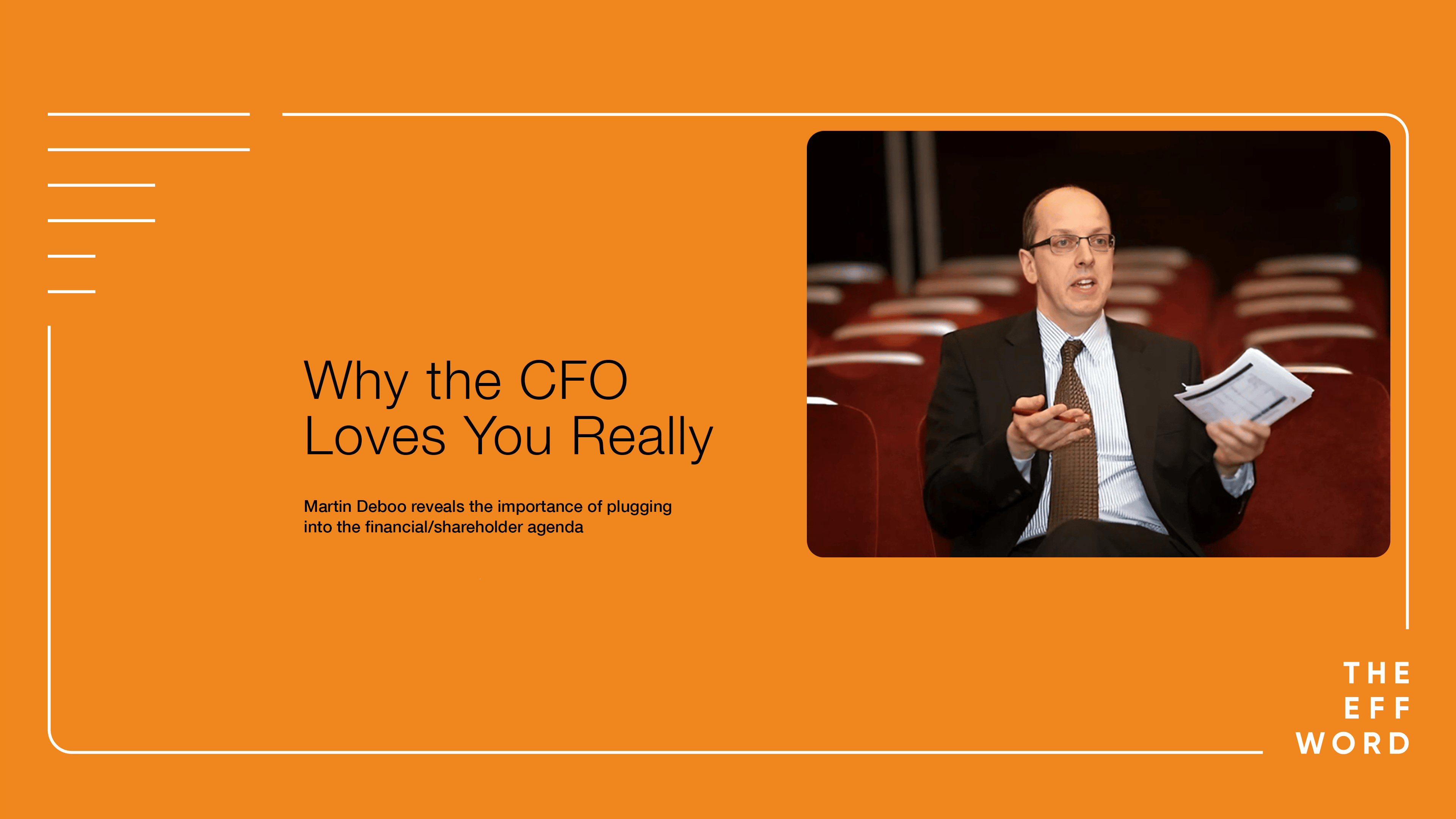 Why the CFO - The EFF Word - Web 2