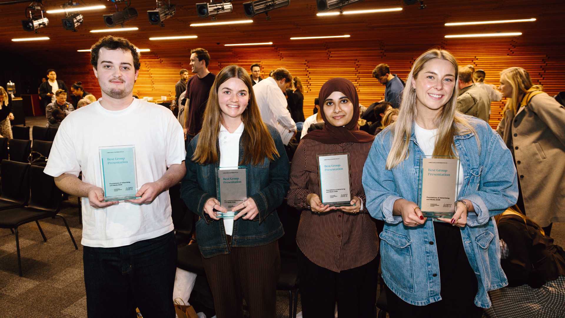 Participants recognised at the 2026 Foundations of Advertising & Media Final Presentation Night