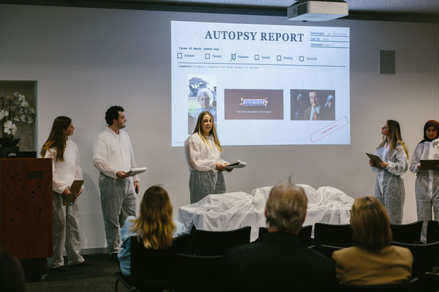 2026 Foundations of Advertising & Media participants delivering their final presentation